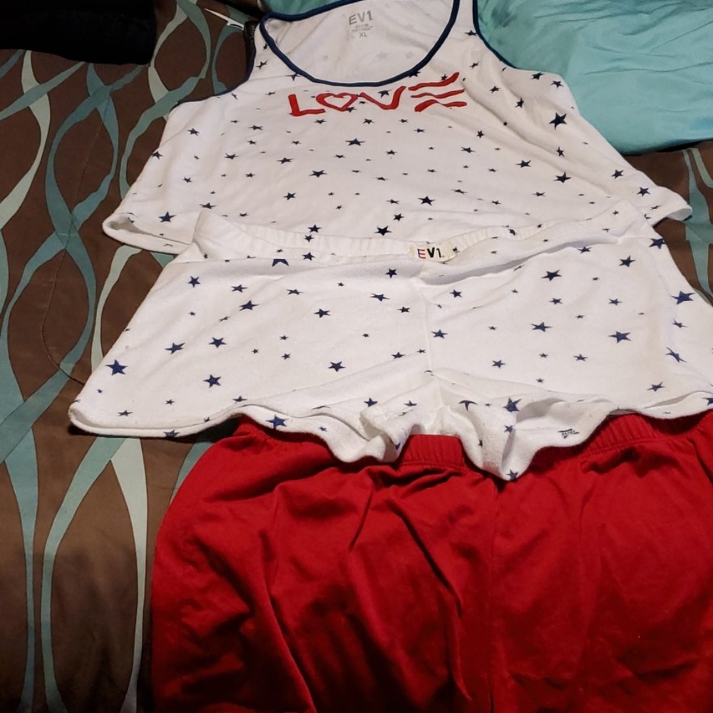 3 piece short set pajamas